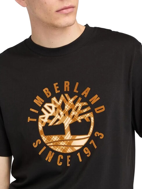 HOLIDAY FRONT GRAPHIC T-Shirt in cotone NERO - T-shirt Uomo