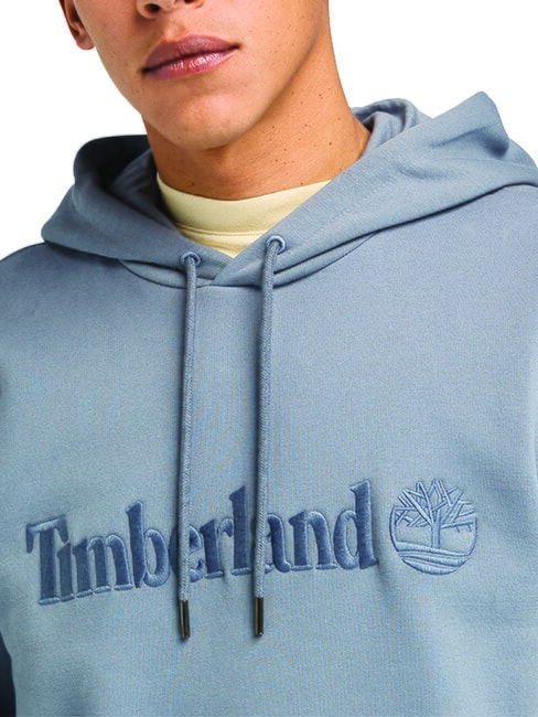 EMBROIDERY TONAL Felpa con cappuccio folkstone gray - Felpe Uomo