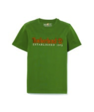 TIMBERLAND ESTABILISHED 1973 T-shirt in cotone black/forestgreen - T-shirt Uomo - 4