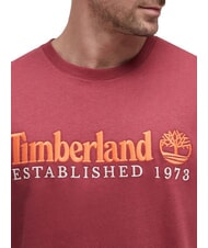 TIMBERLAND ESTABILISHED 1973 T-shirt in cotone cordovan - T-shirt Uomo - 3