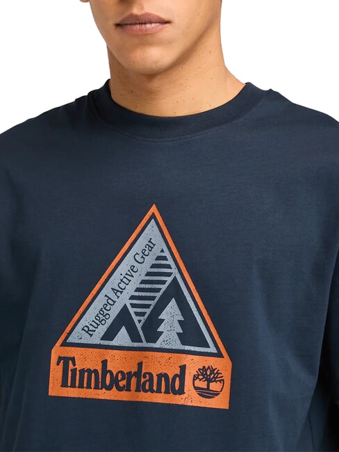 OUTDOOR INSPIRED  T-Shirt in cotone dark sapphire - T-shirt Uomo