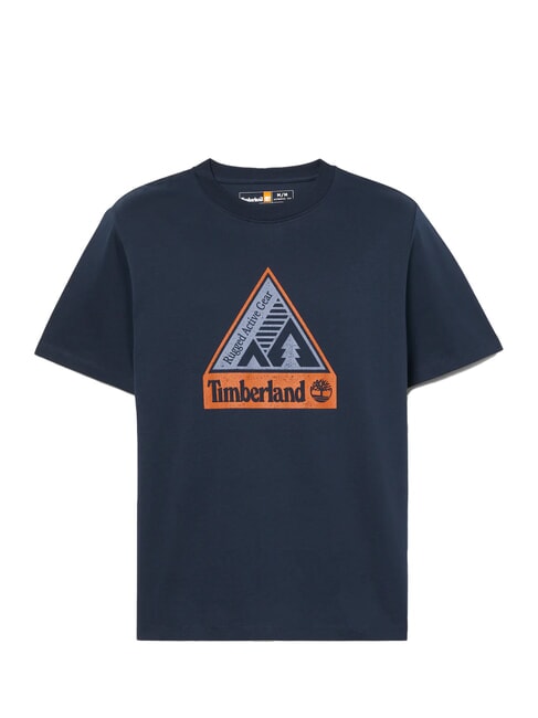 OUTDOOR INSPIRED  T-Shirt in cotone dark sapphire - T-shirt Uomo