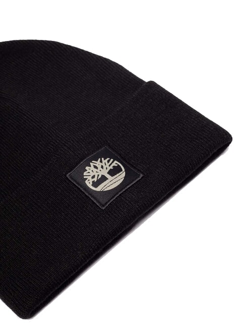 TONAL PATCH  Cappello con risvolto NERO - Cappelli