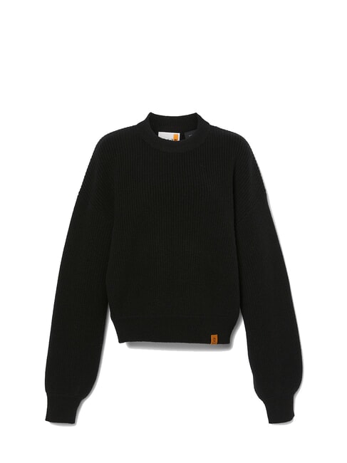 WOOL BLEND  Maglione girocollo NERO - Maglie Donna