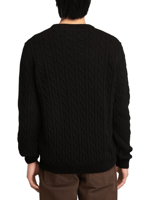 P-B LAMBWOOL Maglione girocollo in misto lana black/pavement - Maglie Uomo