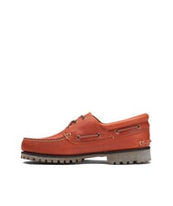 TIMBERLAND AUTHENTIC  Boat shoes in pelle medium orange full grain - Scarpe Uomo - 3