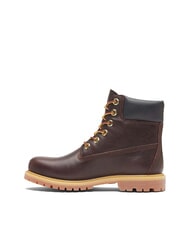 TIMBERLAND PREMIUM 6 INCH  Stivaletti imbottiti in pelle dk brown full grain w blk - Scarpe Donna - 3