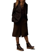 TIMBERLAND PREMIUM 6 INCH  Stivaletti imbottiti in pelle dk brown full grain w blk - Scarpe Donna - 7