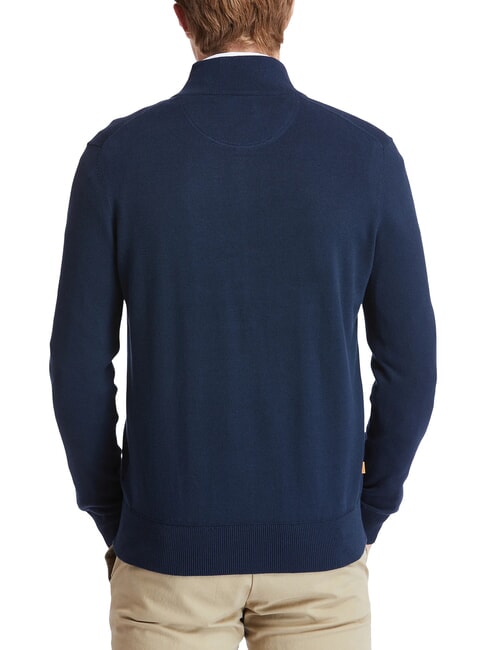 WILLIAMS RIVER Maglione con zip dark sapphire - Maglie Uomo