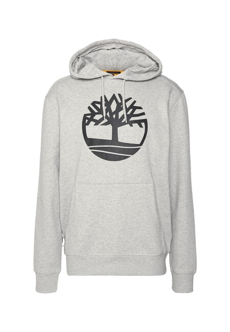 TREE LOGO Felpa con cappuccio medium grey heather - Felpe Uomo