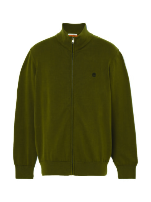 WILLIAMS RIVER Maglione con zip darkoliv - Maglie Uomo