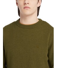TIMBERLAND MERINO Maglione girocollo in misto lana darkoliv - Maglie Uomo - 3