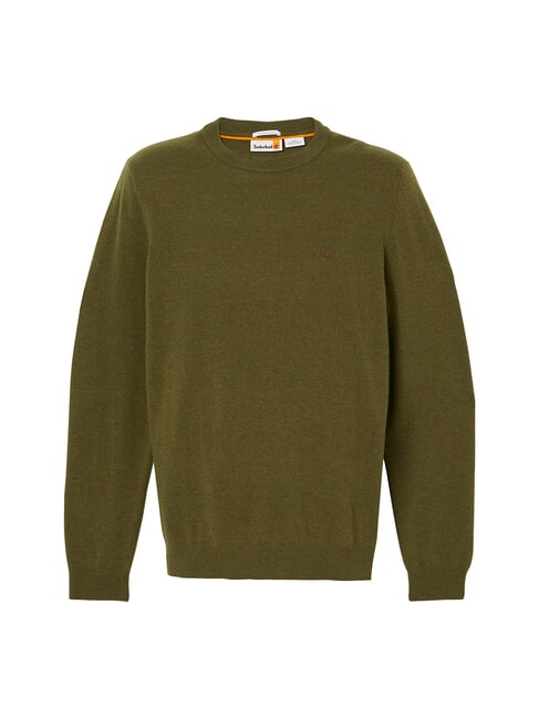 MERINO Maglione girocollo in misto lana darkoliv - Maglie Uomo