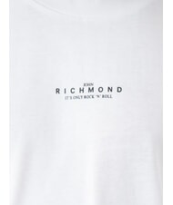 JOHN RICHMOND HERMOSO T-shirt in cotone con logo white/blk - T-shirt Uomo - 3