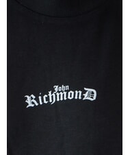 JOHN RICHMOND SANGARIS T-shirt in cotone con logo black/grey melage - T-shirt Uomo - 3