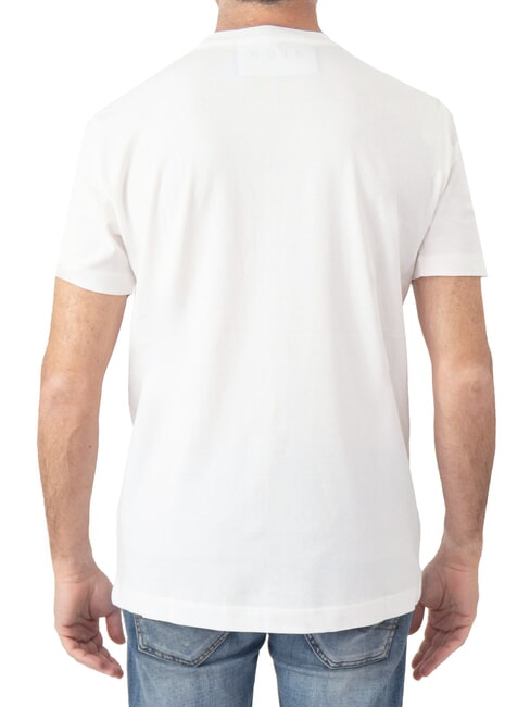 HERMOSO T-shirt in cotone con logo white/blk - T-shirt Uomo