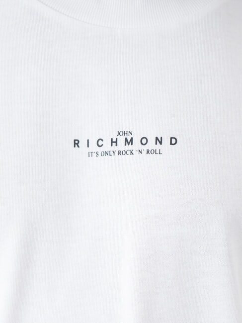 HERMOSO T-shirt in cotone con logo white/blk - T-shirt Uomo