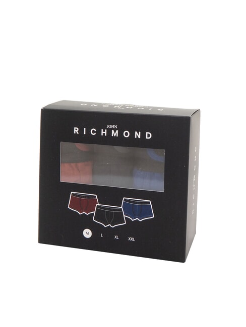 QY Set 3 boxer bwn/bk/blu - Slip Uomo