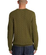 TIMBERLAND P-B LAMBWOOL Maglione girocollo in misto lana darkoliv - Maglie Uomo - 2