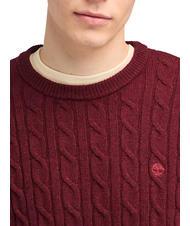 TIMBERLAND P-B LAMBWOOL Maglione girocollo in misto lana cordovanheather - Maglie Uomo - 3