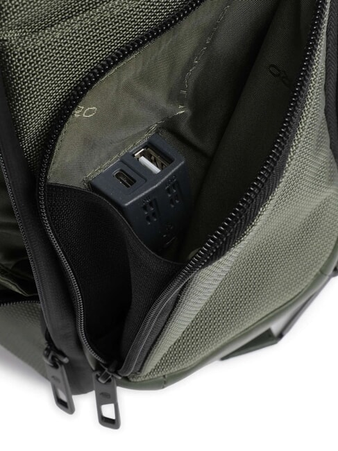 CAMPIONARIO - FX Zaino da viaggio porta pc 15.6" VERDE - Zaini da lavoro porta PC