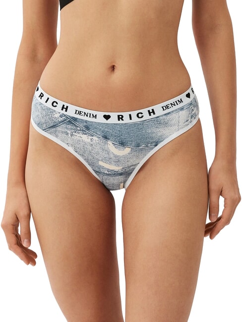 TODY Set 3 Slip wh/blue/d. - Slip Donna