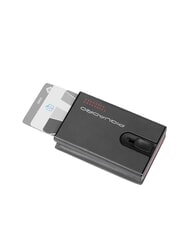 PIQUADRO URBAN Portafoglio in pelle compatto con slider grigio - Portafogli Uomo - 2