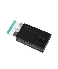 PIQUADRO URBAN Portafoglio in pelle compatto con slider - Portafogli Uomo