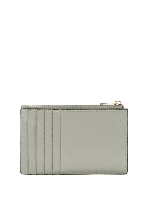 CAMELIA Portafoglio piatto in pelle cenere - Portafogli Donna