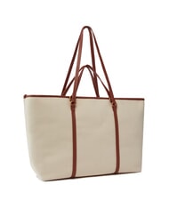 PINKO MIRANDA Borsa shopper in canvas con doppi manici - Borse Donna