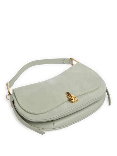 MAGIE SUEDE BIM Borsa a spalla in pelle scamosciata celadon green - Borse Donna