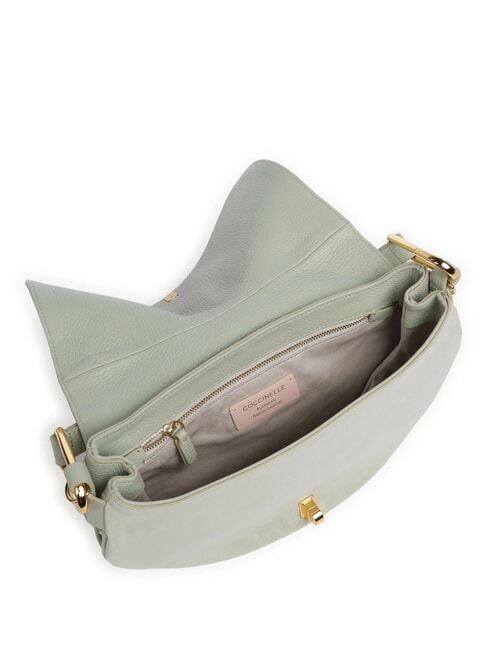MAGIE SUEDE BIM Borsa a spalla in pelle scamosciata celadon green - Borse Donna