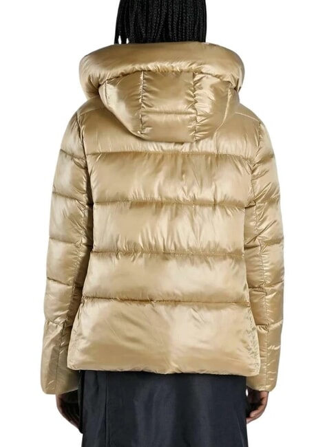 CAPE BRETON Giacca piumino satin con cappuccio goat - Piumini Donna