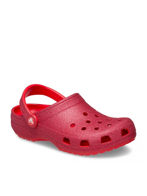 CLASSIC GLITTER CLOG W Ciabatta sabot cherry red - Scarpe Donna