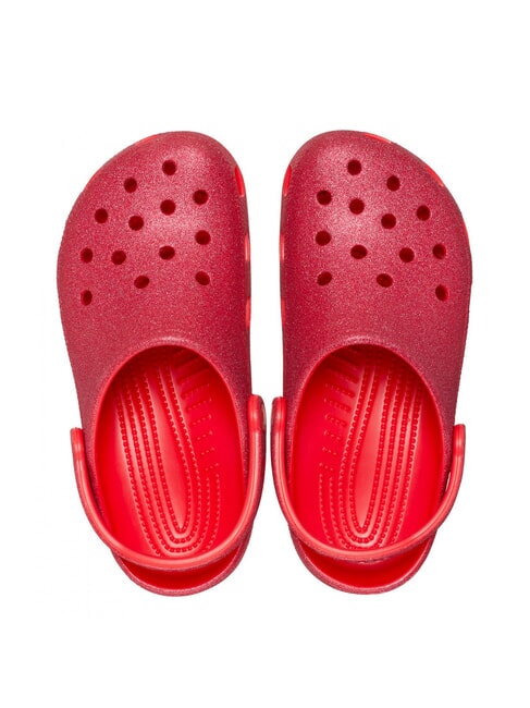 CLASSIC GLITTER CLOG W Ciabatta sabot cherry red - Scarpe Donna