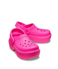 CROCS STOMP CLOG W Ciabatta sabot platform pink crush - Scarpe Unisex - 4