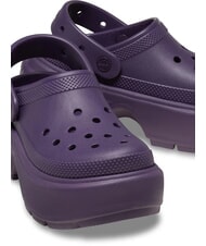 CROCS STOMP CLOG W Ciabatta sabot platform dark iris - Scarpe Unisex - 4