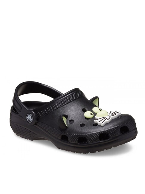 CLASSIC GLOW BLACK CAT CLOG T Ciabatta sabot nero - Scarpe Bambino