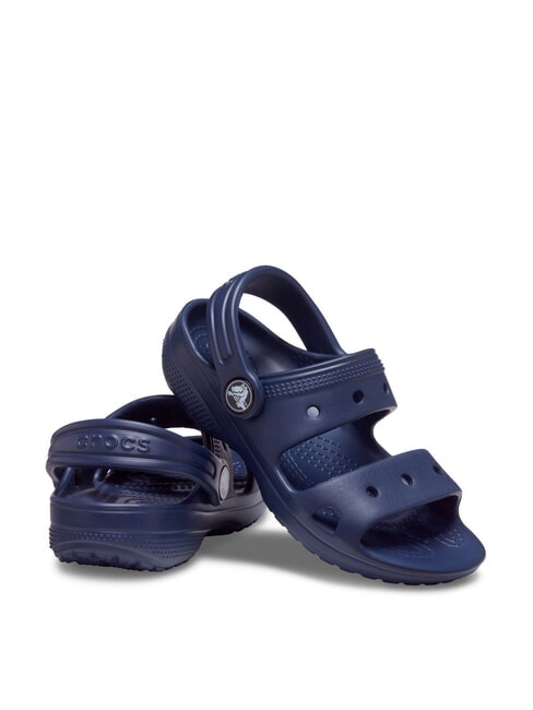 CLASSIC CROCS SANDAL T Ciabatta con fasce navy - Scarpe Bambino