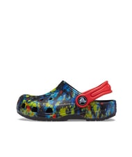 CROCS CLASSIC TIEDYE GRAPHIC GLOG T Sandalo sabot turq tonic/mullti - Scarpe Bambino - 3