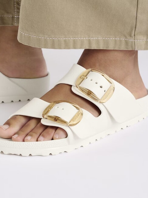 ARIZONA BIG BUCKLE EVA Ciabatte in gomma eggshell - Scarpe Donna