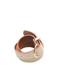 BORBONESE GRAFFITI Cintura con borchiette sabbia/coconut - Cinture - 3