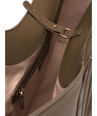 PINKO PUZZLE Borsa a spalla in pelle impunturata scricciolo-antique gold - Borse Donna - 5