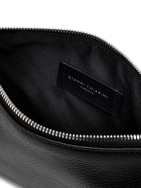 HERMY Borsa busta in pelle con tracolla Nero - Borse Donna