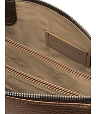 GIANNI CHIARINI THREE Borsa a tracolla in pelle metallizzata toasted - Borse Donna - 5