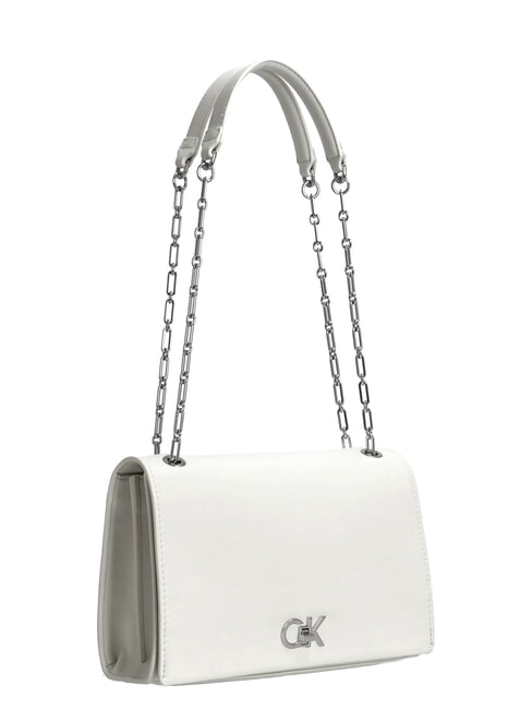 CK RE-LOCK Borsa media convertible lily white - Borse Donna