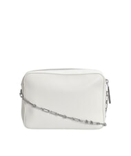 CALVIN KLEIN CK RE-LOCK Borsa a tracolla con tasca lily white - Borse Donna - 4