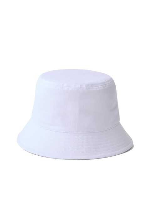 CKJ MONO LOGO Cappello modello bucket in cotone ck white - Cappelli