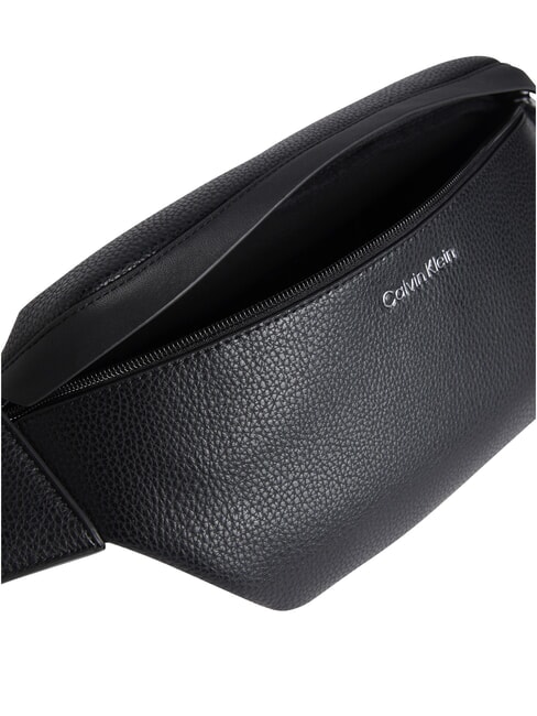 CK MUST Marsupio con logo in metallo na black - Marsupi