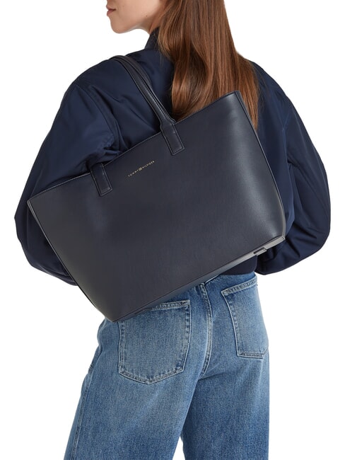 TH LOGOTAPE  Shopping Bag space blue / black - Borse Donna